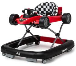 Juju Premergator 3 in 1 Juju Race Runner, reglabil, pliabil, de la 6 luni, greutate max 12 kg, functie de antemergator, panou interactiv cu jucarie muzicala (JU1101U-RR)