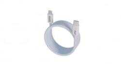 AVAX MAGNETY USB-C - Lightning fonott borítású mágneses gyorstöltő kábel 1m világoskék (CB611LB)
