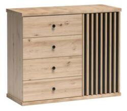 Halmar CALI C5 fiókos komód, szín: artisan tölgy - mindigbutor