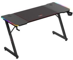 Huzaro Birou gaming Huzaro Hero 3.3 RGB, 140 cm x 60 cm, Mouse Pad XXL inclus (Negru) (HZ-Hero 3.3 RGB)