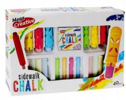 Mega Creative - Aszfaltkréta nagy rajzolószett dobozban (476656)