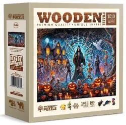 Wooden City 1010 db-os fa puzzle - A kaszás Halloween-i partija (NB0815-XL) - gyerekjatekbolt