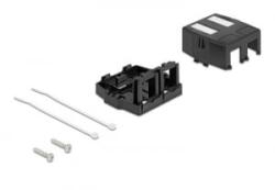 Delock Keystone doboz mágneses gombbal fekete (85842) (85842)