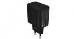 AVAX SPEEDY+ GaN gyorstöltő adapter 2x USB-C (PD3.0) 45W fekete (CH602B)