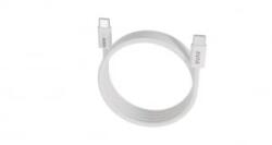 AVAX MAGNETY USB-C - USB-C fonott borítású mágneses gyorstöltő kábel 1m fehér (CB610W) (CB610W)