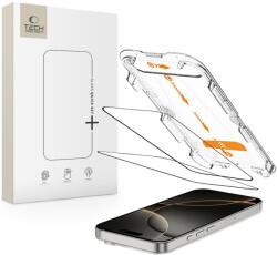 Tech-Protect Quick Set+ 2-pack iPhone 16 Pro fekete üvegfólia