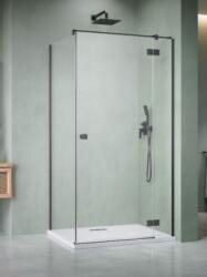 Radaway Essenza Brushed GunMetal KDJ szögletes szálcsiszolt fegyvermetál zuhanykabin 90J+110 (1385044-92-01R+1384053-01-01)