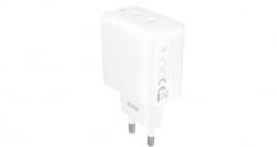 AVAX SPEEDY+ GaN gyorstöltő adapter 2x USB-C (PD3.0) 45W fehér (CH602W)