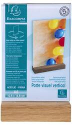 EXACOMPTA Laptartó, álló, A6, EXACOMPTA, áttetsző (EX86258D) - iroda24