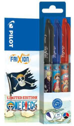 Pilot Rollertoll, 0, 35 mm, nyomógombos, PILOT Frixion Ball One Piece, 3 különböző szín (PWLT449539)