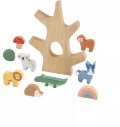 Mattel Fisher-Price: Wood Egyensúlyozó Erdőcske, Fa - fizz