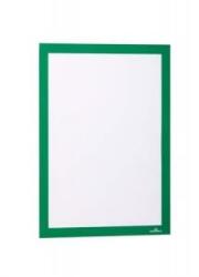 Durable Duraframe A4 infokeret öntapadó háttal zöld 2db (487205) (487205)