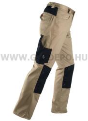 Kapriol Kavir munkavédelmi nadrág, bézs/fekete - L (35552K)