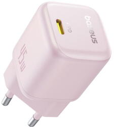 Baseus Incarcator de retea Incarcator retea Baseus PicoGo, 45W, USB-C, Fast Charger Roz (P10176800413-00)