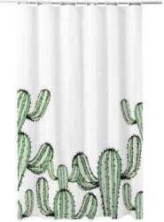 Frandis Perdea de duș Cactus 180x200 cm textil alb/verde (195074) Perdea de dus
