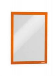 Durable Duraframe A4 infokeret öntapadó háttal narancssárga 2db (487209)