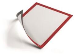 Durable Duraframe Magnetic mágneses A4 infokeret piros 5db (486903) (486903)