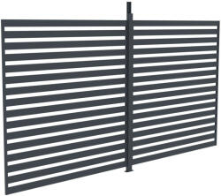 G21 fix lamellás oldalfal 3, 7x2, 2 m pergola Austinhoz (63900804) - pepita