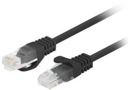 Lanberg Patch Cord Lanberg PCU6-20CC-0100-BK, U/UTP, Cat. 6, 1 m, Black, 10 bucati (PCU6-20CC-0100-BK)