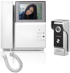 Videós kaputelefon - vízálló wifi-s kapucsengő éjjellátó kamerával és 4, 3" kijelzővel - 480 x 272 P felbontás (1311) - pepita - 57 920 Ft
