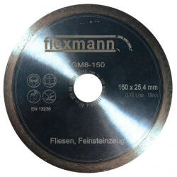 Flexmann For Cut gyémánttárcsa GM8 230x2, 2x9x25, 4mm folyamatos élű kerámiacsempe (BEZ-GM8-350)