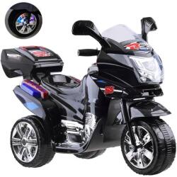  Gyerek akkumulátoros sportmotor színes LED világítással, csomagtartóval (1107925)