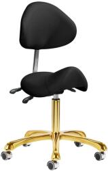 DivaLine Giovanni Black& gold háttámlás munkaszék