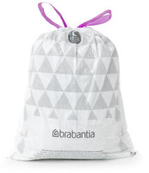 Brabantia Saci de gunoi Brabantia PerfectFit Sort&Go/Silent/Touch N 1005487, Dimensiune C, 10-12 L, 40 buc, Alb (1005487) Cos de gunoi