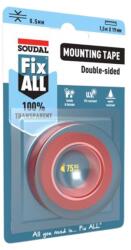 Soudal fix all mounting tape átlátszó, kétoldalas ragasztószalag 155603 (155603)