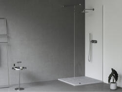 RAVAK Slate Pro öntött márvány zuhanytálca 90x90 cm, pala kőzet hatású felület / smoke grey XA03773O010 (XA03773O010)