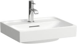 Laufen Meda porcelán fali kézmosó csiszolt alsó felülettel 45x35 cm csaplyukkal és túlfolyóval, fehér H8161110001041 (H8161110001041)