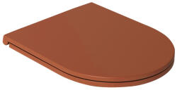  Sapho Isvea Infinity vékony Duroplast Soft Close WC-ülőke, terracotta 40KF0548I-S (40KF0548I-S)