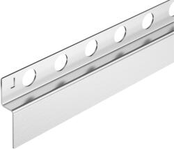 Balneo vágható inox lejtést beállító fali szegélyléc 120 cm, balos/króm D0101010201-1 (D0101010201-1)