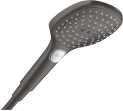 Hansgrohe Raindance Select E 3 funkciós kézizuhany 120 EcoSmart, szálcsiszolt fekete króm 28728340 (28728340)