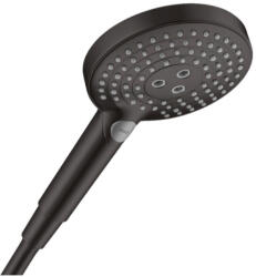 Hansgrohe Raindance Select S 3 funkciós kézizuhany 120 EcoSmart+, matt fekete 26516670 (26516670)