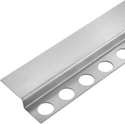 Balneo vágható inox lejtést beállító elülső padlóra szegélyléc 130 cm , króm D0101010310-1 (D0101010310-1)