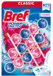 Bref Power Aktiv Flower WC frissítő (3x50 g)