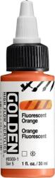 Golden Artist Colors High Flow Vopsea acrilică Fluorescent Orange 30 ml 1 buc (0008569-1)