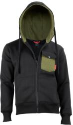 Instinct - hanorac sport gama Valley Series Organic Hoodie - negru verde kaki (ECL-3379)