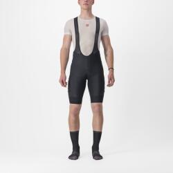 Castelli - pantaloni ciclism scurti cu bretele - Unlimited Cargo Bibshort - 15-35 gr C - negru (ECL-6446)