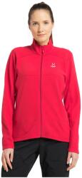 Haglofs - Jacheta subtire fleece femei Buteo Mid - rosu aprins (ECL-1585)