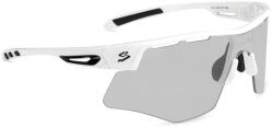 SPIUK - ochelari soare sport fotocromatici Mirus, lentile Lumiris II, transparente- rama alba (EC-GMIRBLLU)