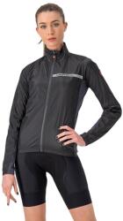 Castelli Squadra Stretch W - jacheta ciclism anti vant pentru femei - gri inchis-negru (ECL-3166)