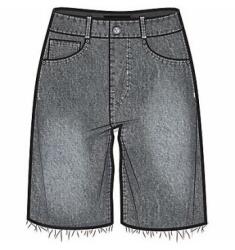 Vans - Sirelle Cut-Off Jorts - Női Farmer rövidnadrág (VN000MBJEMQ1)