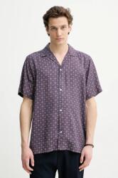 Les Deux ing férfi, galléros, lila, regular, LDM401100 - lila L