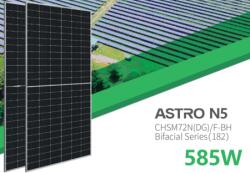 Chint Panou Fotovoltaic Bifacial Astroenergy N5 585W TOPCon, Garantie 30 Ani (CHSM72N(DG)/F-BH 585W)