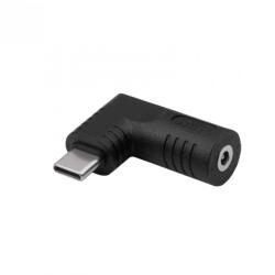 Akyga Adaptor USB type C la DC 3.0 x 1.0mm 65W T-M, Akyga AK-ND-D17 (AK-ND-D17)