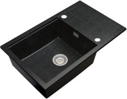 Gamma Advance 8050, 1 rekeszes gránit mosogató 800x500x210 mm, fekete arany pöttyökkel, GMA-ZLE000148 (GMA-ZLE000148)