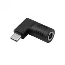 Akyga Adaptor USB type C la DC 6.0 x 3.7 mm 65W T-M, Akyga AK-ND-D16 (AK-ND-D16)
