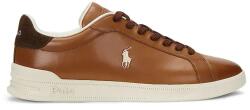 Ralph Lauren bőr sportcipő Hrt Crt Ii barna, 809965073001 - barna Férfi 42